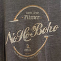 No Ho Boho Pilsner Lawless Brewing Company Mens Dark Gray T Shirt Size L