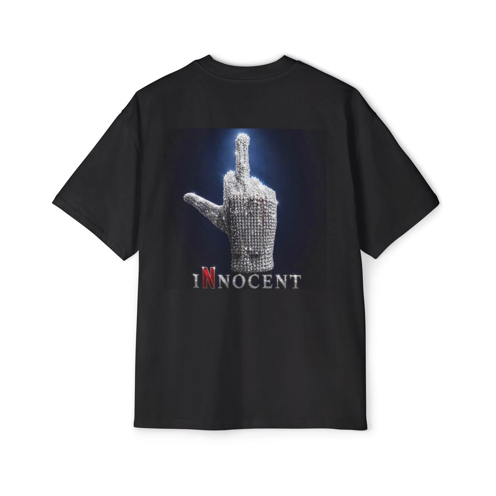 Innocent | Michael Jackson Glove Middle Finger Tee | Oversized
