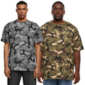 Urban Classics Heavy Oversized Camo Tee Men's Camouflage Cotton T-Shirt New