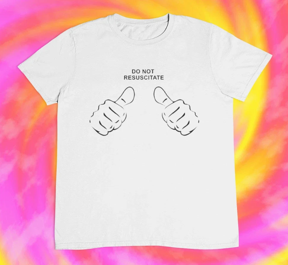 Do Not Resuscitate T shirt | y2k | 2000s | 90s | aesthetics