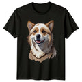 Cute Dog Breed Lover T-Shirt, Watercolor Dog Breed Graphic Tee