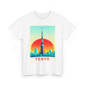TOKYO JAPAN MINIMALIST ART TEE TSHIRT FUN GIFT MEN WOMEN TEENS POSTCARD SHIRT