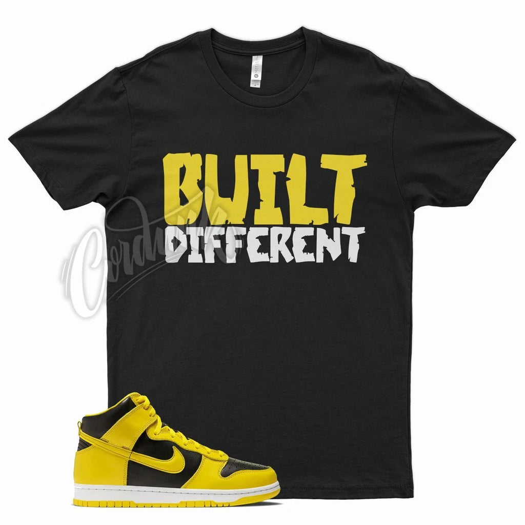 Black BUILT DIFF T Shirt to match J1 1 Maize Yellow Beginning Moments Pack