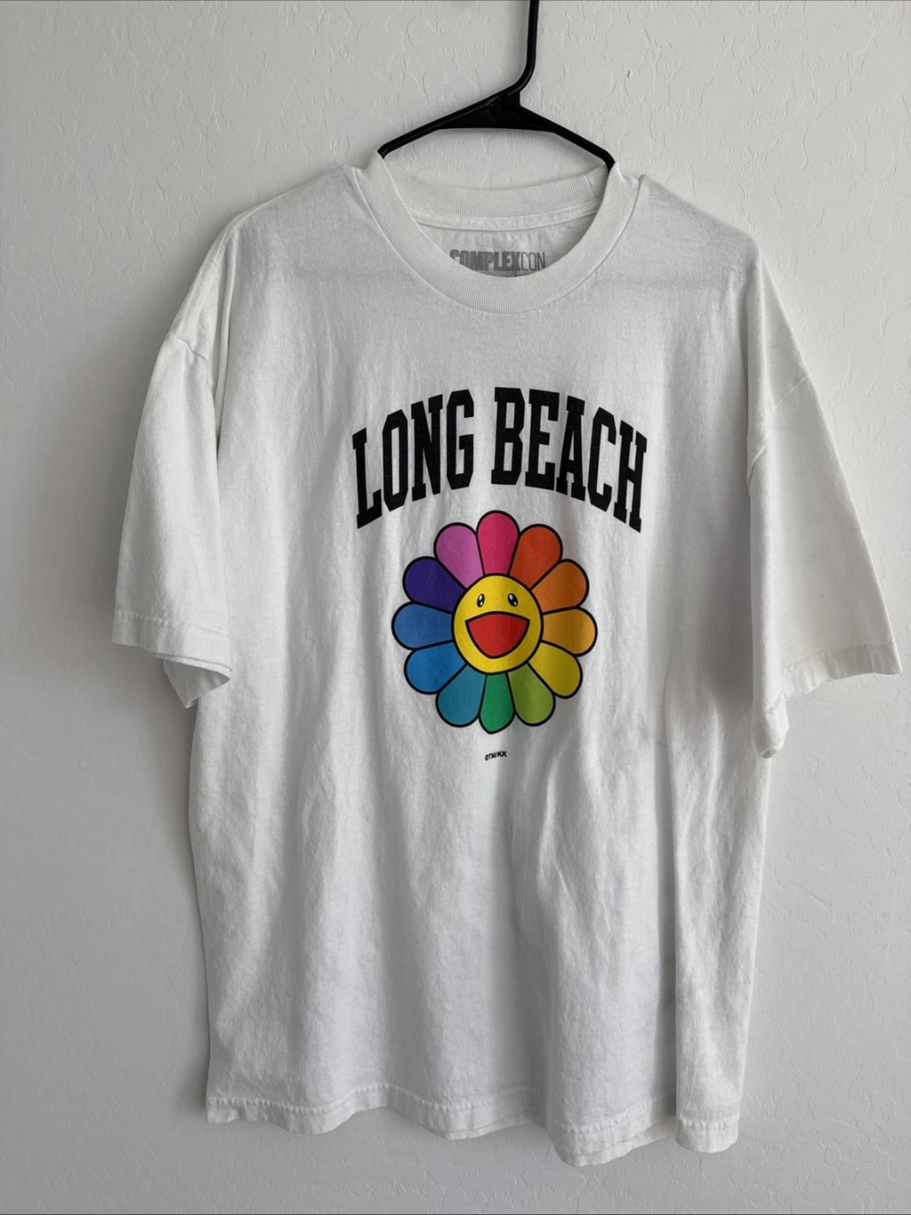 Takashi Murakami ComplexCon Long Beach Flower T-Shirt Size White XL