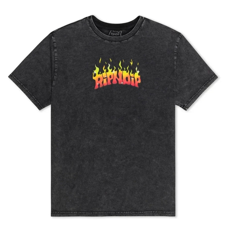 RipNDip Scary Cute S/S Black Wash t-shirt  REF B8B1