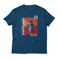 Wastelands Astronaut Cosmic Space Aesthetics Graphic Art Premium Cotton T-Shirt