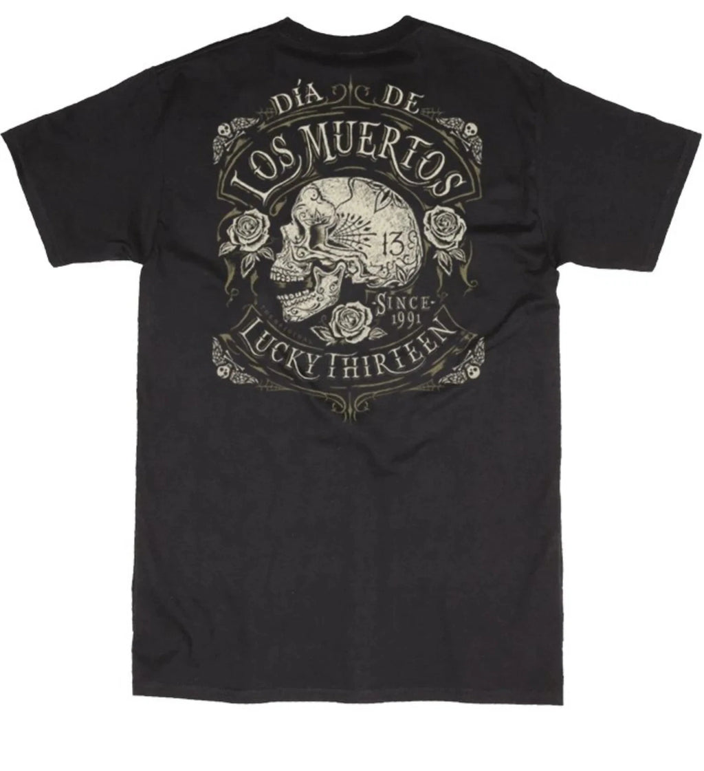Lucky 13 Men's Dead Skull T-Shirt