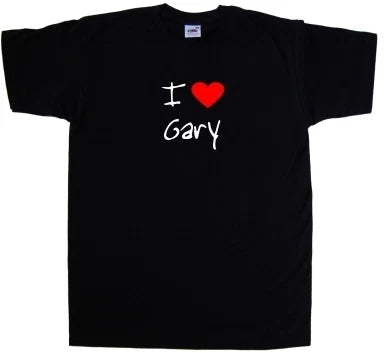 I Love Heart Gary T-Shirt