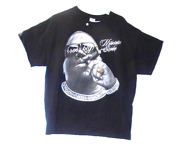 Mint- Mens XL Rap streetwear Vintage Notorious B I G Smokes Brooklyn T shirt