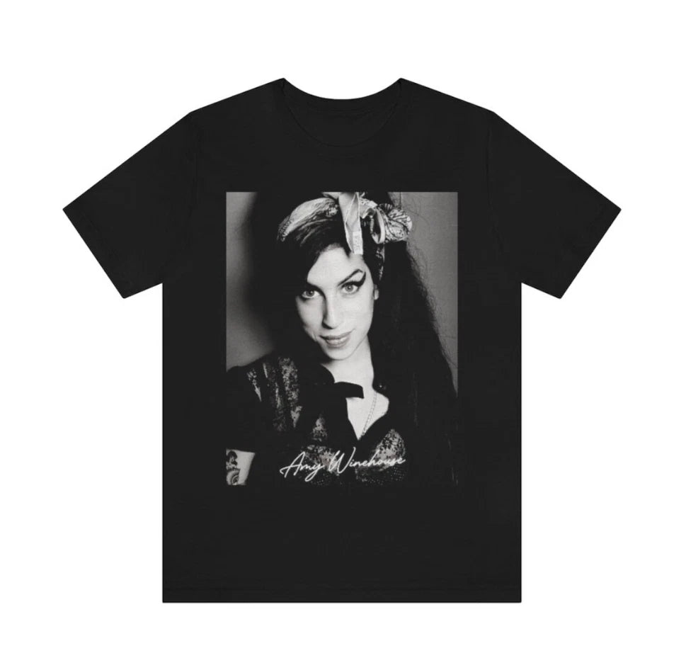 Amy Winehouse - Aesthetic Premium Unisex Crew Neck T-Shirt - Aesthetic Clothing