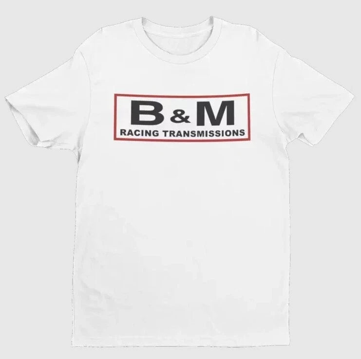 B&M Hydro-Stick Transmisson (654A) T-Shirts, White 100%Cotton.