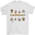 I Just Wet My Plants Funny Gardening House Mens T-Shirt 100% Cotton
