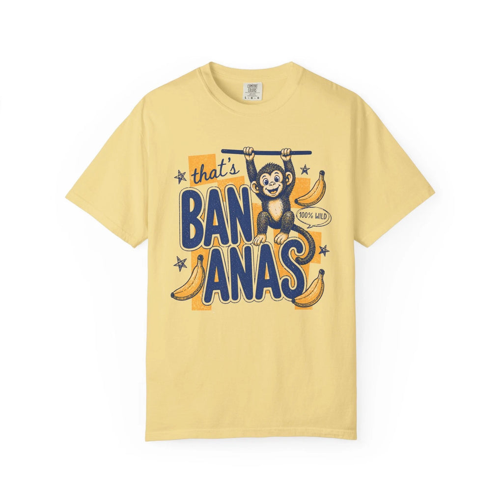 Funny Banana Monkey Comfort Colors Shirt, Cute Summer Fruit Monkey Tee Gift