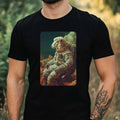 Mens Sharp Astronaut Print Cotton T-Shirt Size XS to 5XL