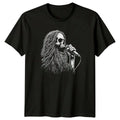 Skull Sings Mens T-Shirt Heavy Metal Fathers Day Gift For Him
