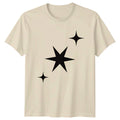 Simple Aesthetic Celestial Star Burst T-Shirt Star Pattern Aesthetic Design