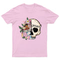 Spooky Christmas Holiday Skull T-Shirt Unisex Gift Retro Funny Womens Vintage