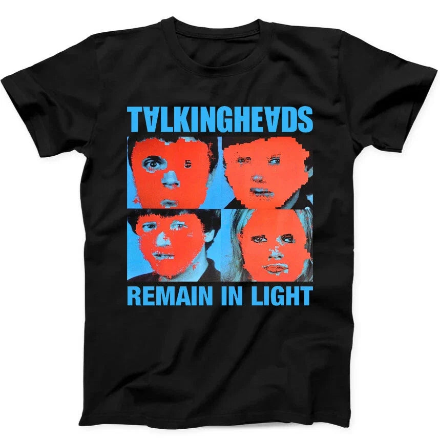 Talking Heads Remain In Light Punk Rock Limited Edition Gift  T Shirt 77