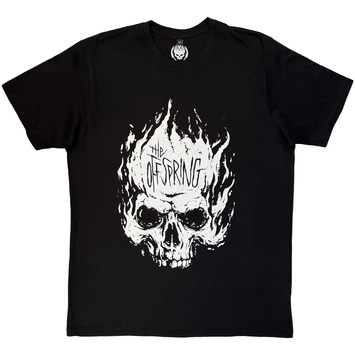 The Offspring  Premium Carbon T-Shirt: Skull (Black) OFFICIAL NEW
