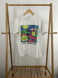 VTG 80s Los Angeles Pop Art Colorful Bold Hollywood Beverly Hills T-Shirt Size M