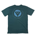 Veece Creative Collective MMXVI Circle Logo Graphic Teal T-Shirt Men's S
