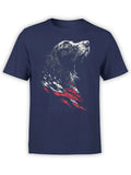 FANTUCCI Liberty Hound T-Shirt | Patriotic Dog Flag Art | Unisex