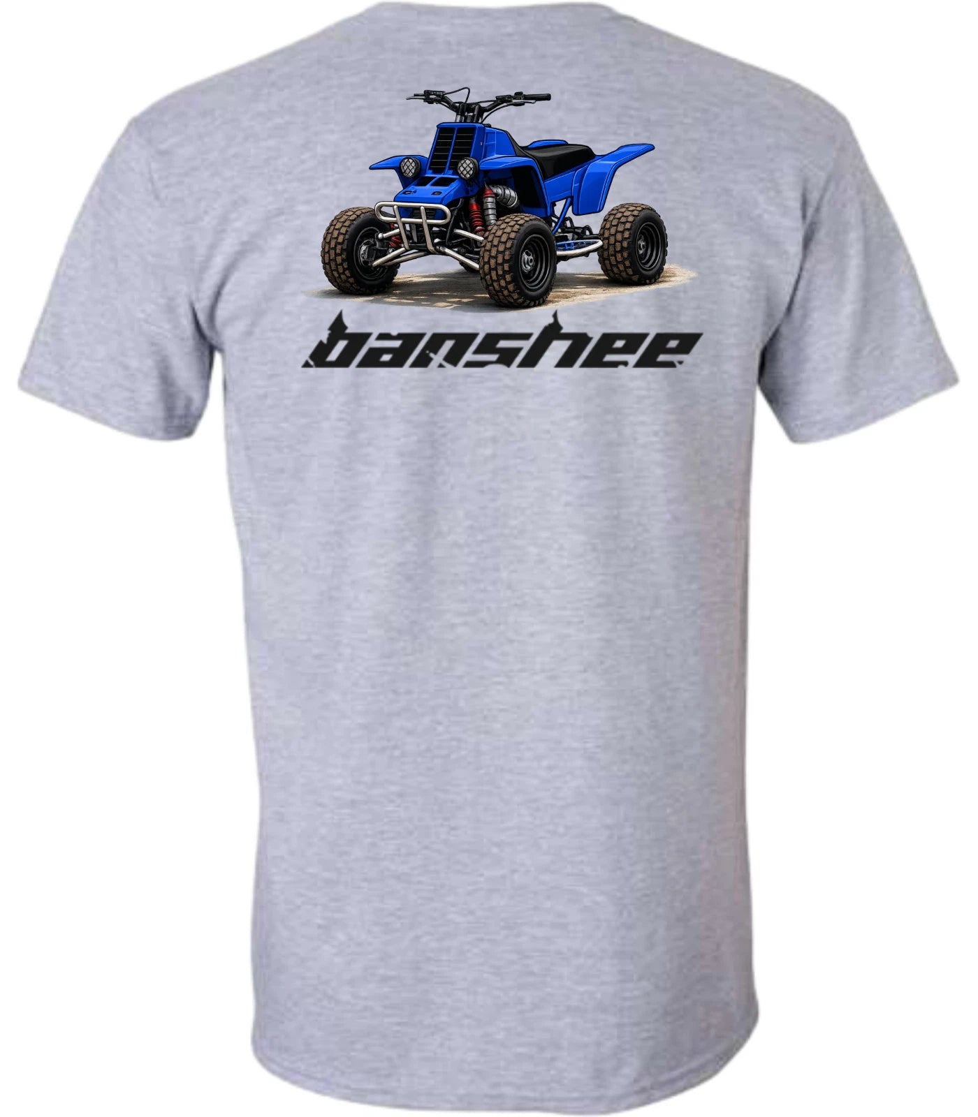 Yamaha Banshee Four Wheeler Short Sleeve Crew Neck T-Shirt VARIATIONS