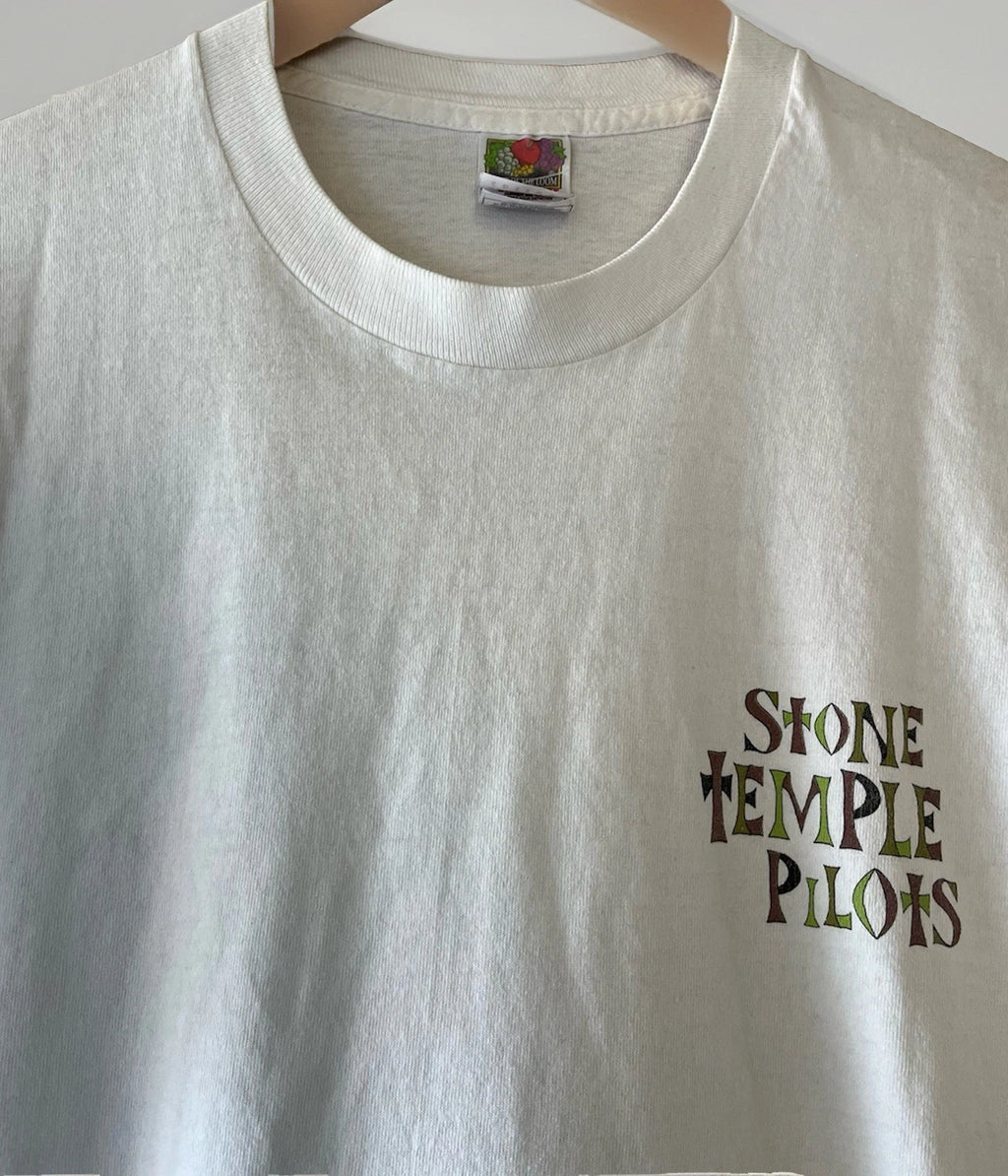 Vintage Stone Temple Pilots 1994 Band T-Shirt Size L Grunge Concert Tee