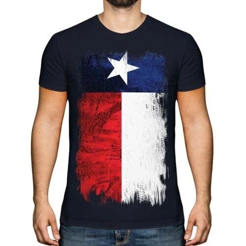 Texas State Flag Grunge Mens T-Shirt Texan Shirt Jersey Gift