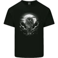 Lone Wolf In the Moonlight Mens Cotton T-Shirt Tee Top