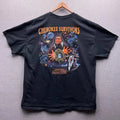 Cherokee Survivors T Shirt Mens 2XL North Carolina Biker Rally Tribal Galaxy Y2K
