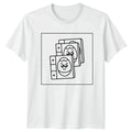 Cute Easter Egg Books Mens T-Shirt Ladies Tee Graphic Unisex Top