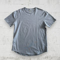 BYLT Premium Basics Lux Drop Cut T Shirt Mens XL Blue Curved Hem