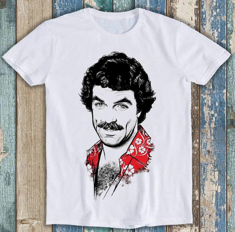 Magnum T Shirt 666 Tom Selleck Higgins Island Hoppers Hawaii 80s Cool Gift Tee