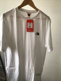 MENS WHITE XL SIMPLE DOME TEE SHIRT £20 NORTH FACE