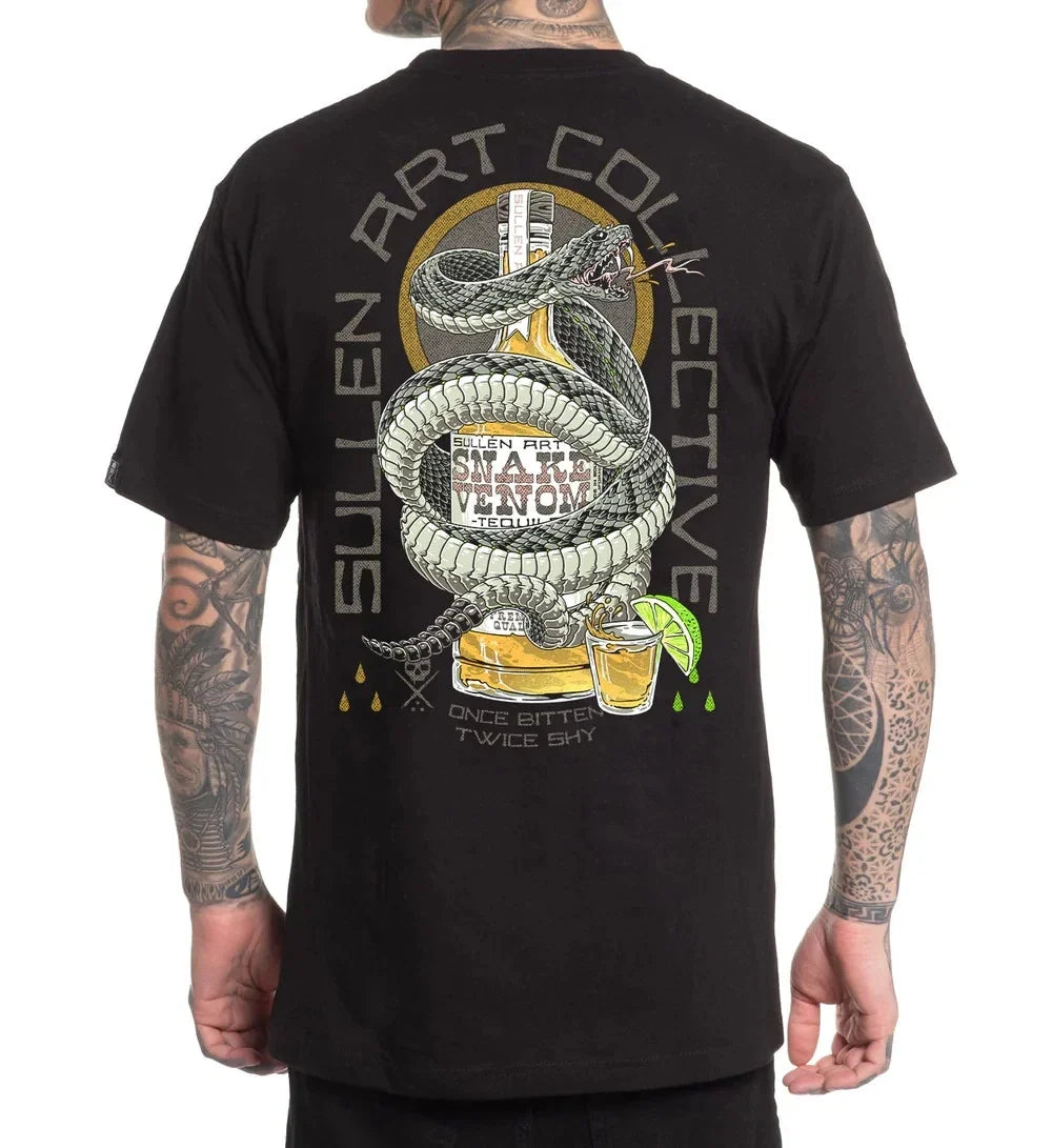 Sullen Art Collective True Artist Pin Up Tattoo Men's Standard Tee SNAKE VENOM