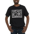 Keith Haring Graphic Tee Shirt Mens XXL Dance Lower East Side Black Cotton NWT