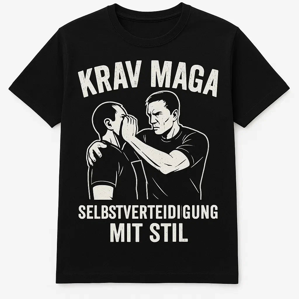 Krav Maga T-Shirt - Self Defense with Style, Martial Arts Theme, Gift Idea