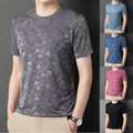 Men's Casual Wear Short Sleeve Round Neck Slim Fit T-Shirt Pullover Style
