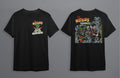 NEW The Meteors band T-shirt black 2 SIDES Unisex All Sizes 2F387