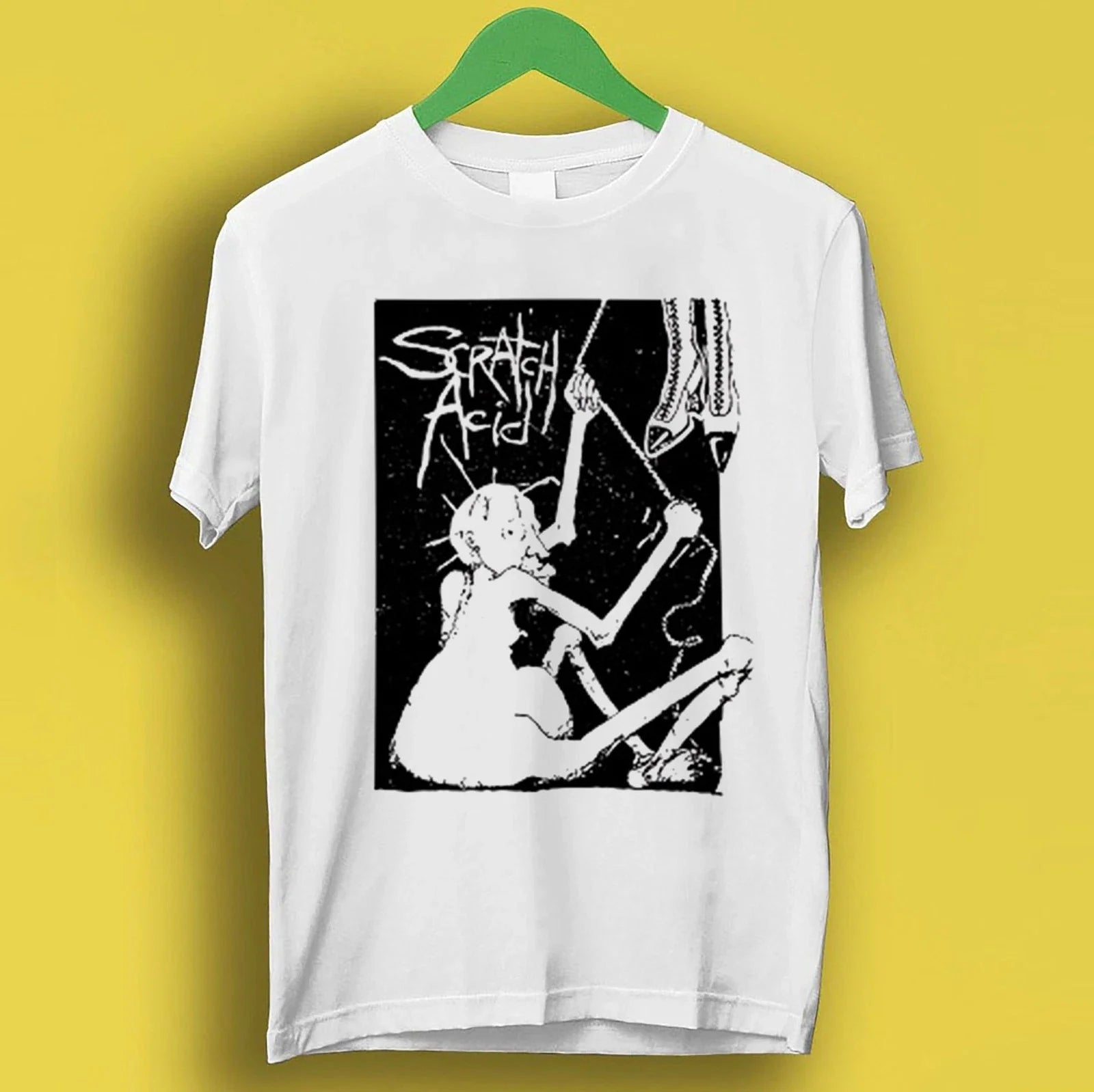Scratch Acid Music Cardigan Rock Guitar Worn By Music Gift Tee T Shirt P2831