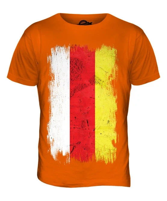 SOUTH OSSETIA GRUNGE FLAG MENS T SHIRT TEE SHIRT XS S M L XL 2XL 3XL 4XL 5XL