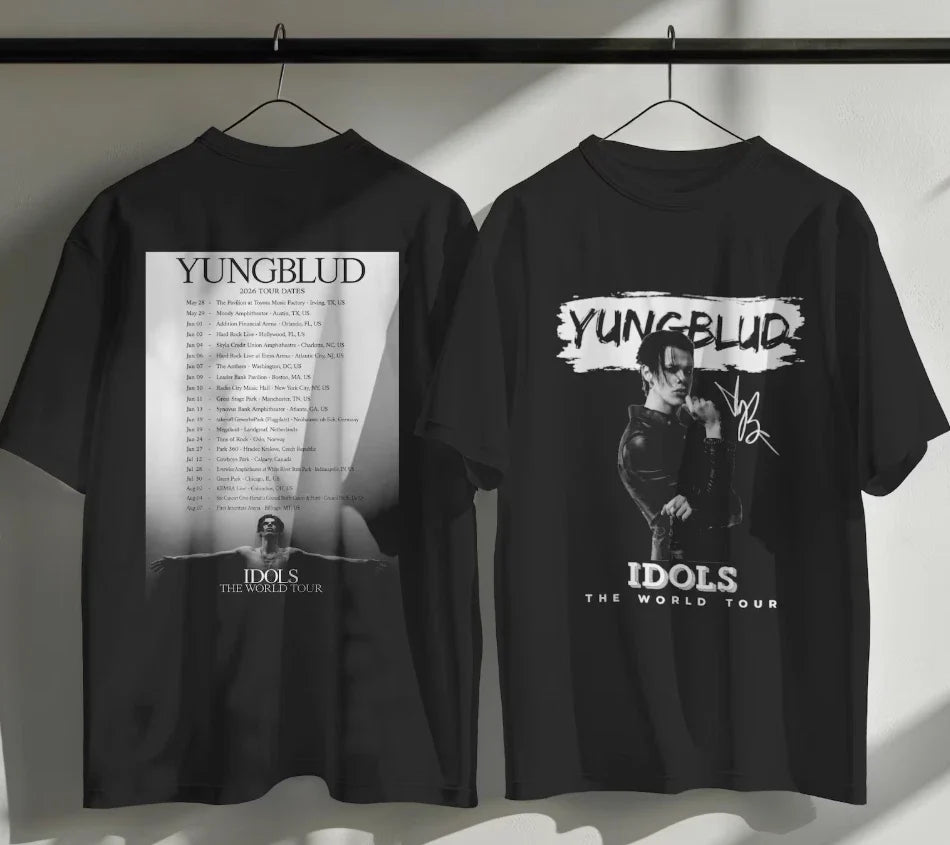 Yungblud Idols World Tour 2026 Shirt, Vintage 90s Y2K Rock Band Tee
