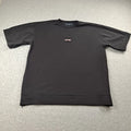 Rageblue Shirt Men Large BlackJapanese Zipper Sides Boxy Streetwear Grunge Y2K