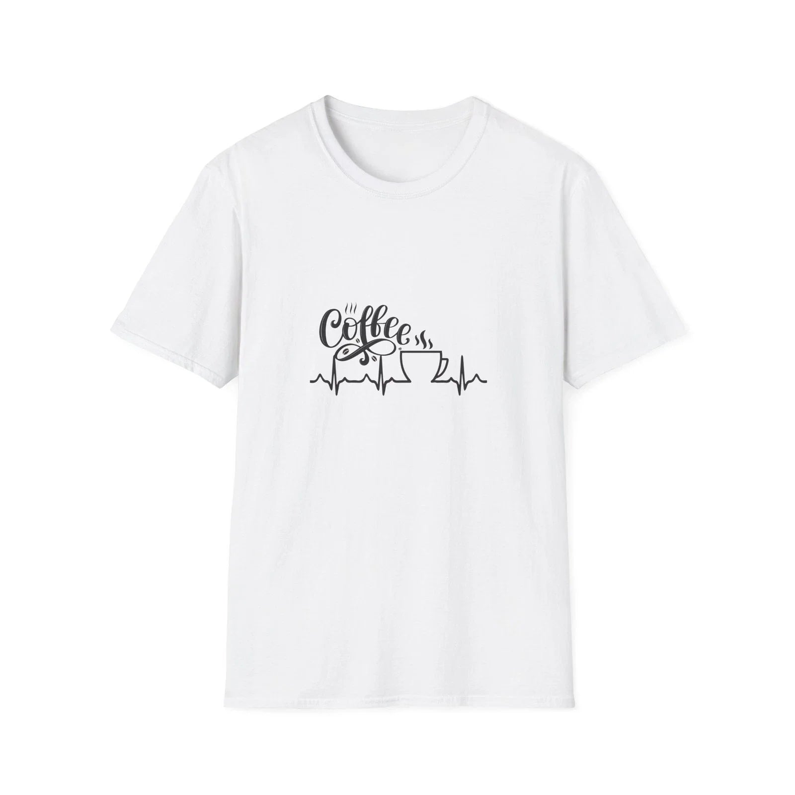Coffee is Life Softstyle T-Shirt | Funny Coffee Tee, Gift for Coffee Lovers