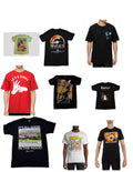 Lot of 10 New Mens Overstock Shirt Concert/Comic/Anime/Culture Shirts New XS-2XL