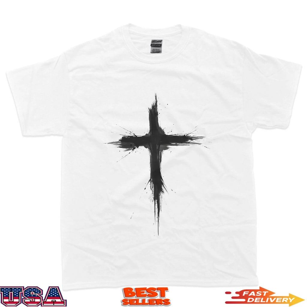 Catholic Cross Religious Faith Jesus Vintage Easter Lent T-Shirt