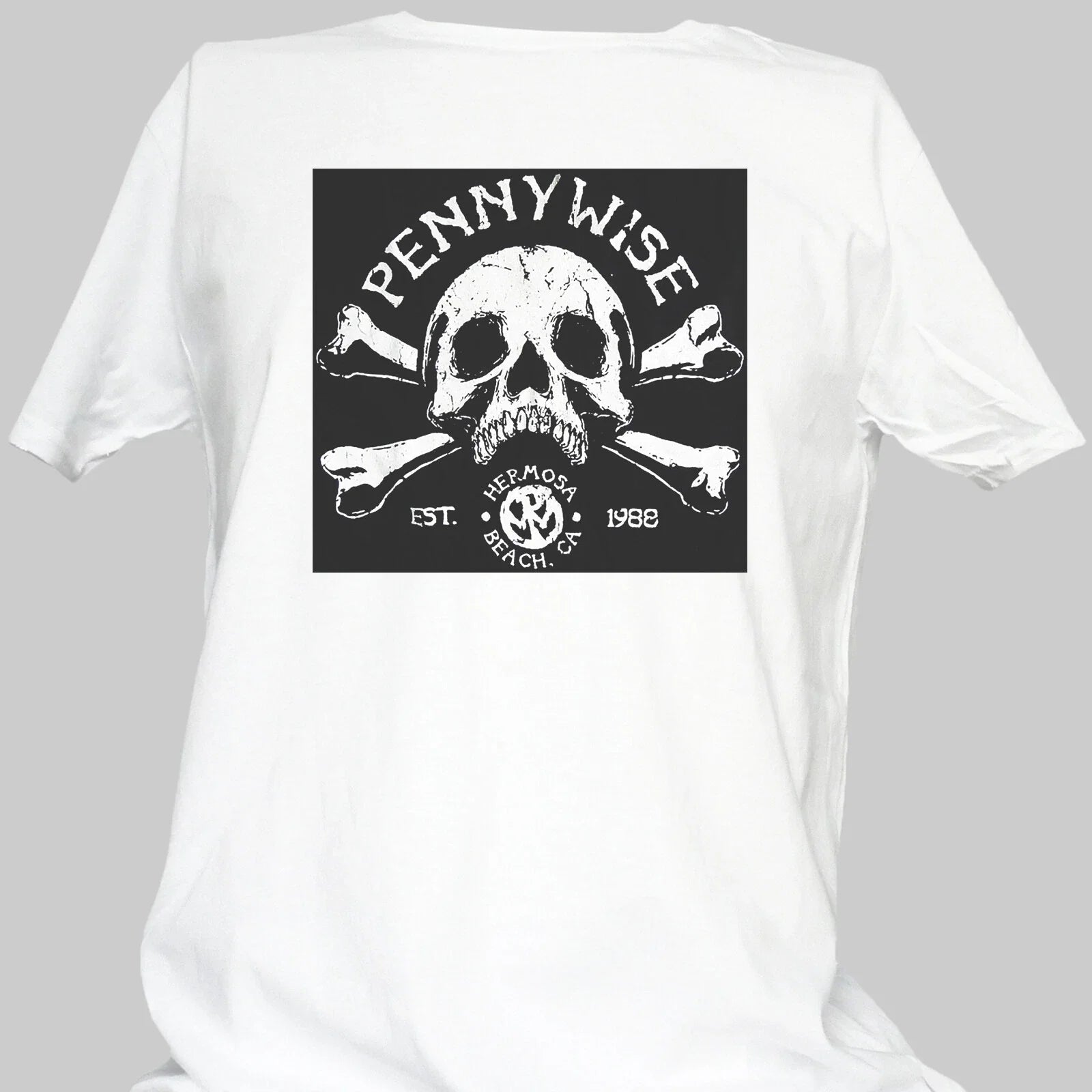 Pennywise Hardcore Punk Rock Short Sleeve White Unisex T-shirt S-3XL