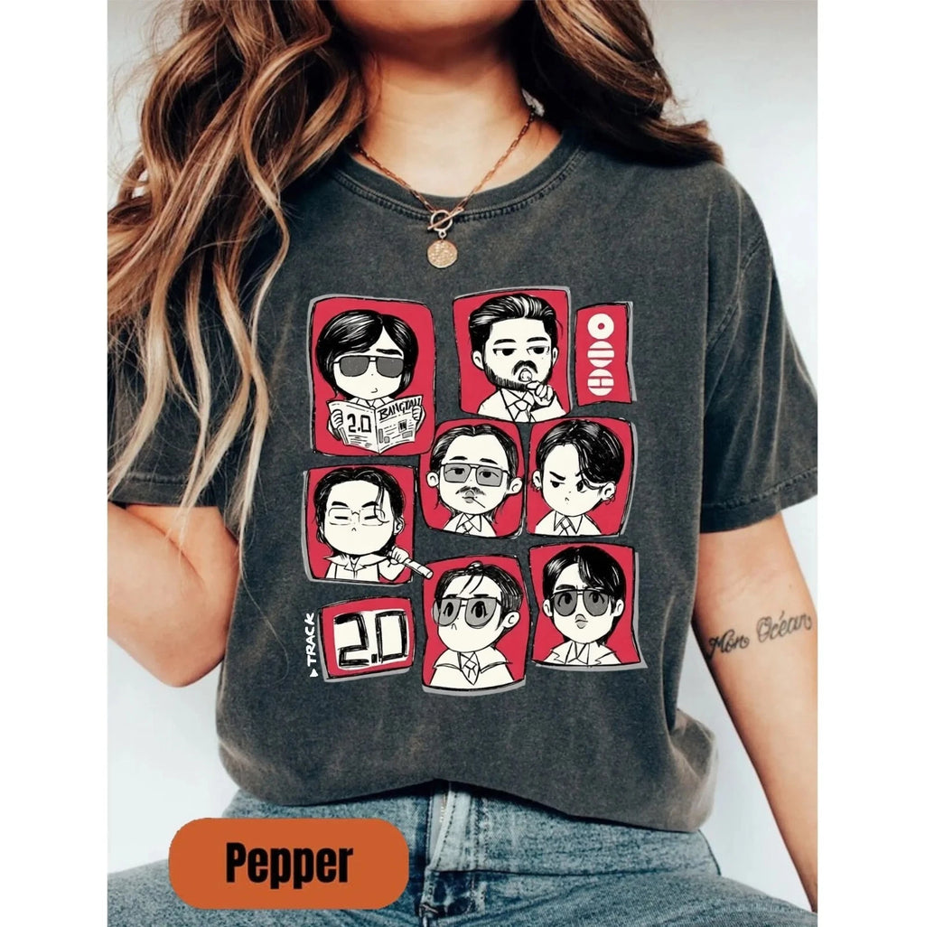 HOT! Arirang BTS 2.0 T-shirt with cute BTS Tour 2026 group print. S-5XL