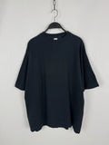 Vintage Faded Basic Blank Black T-Shirt